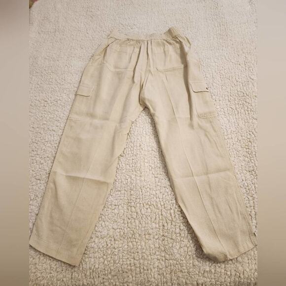Wonderly linen blend cargo utility pants size large - Picture 9 of 12